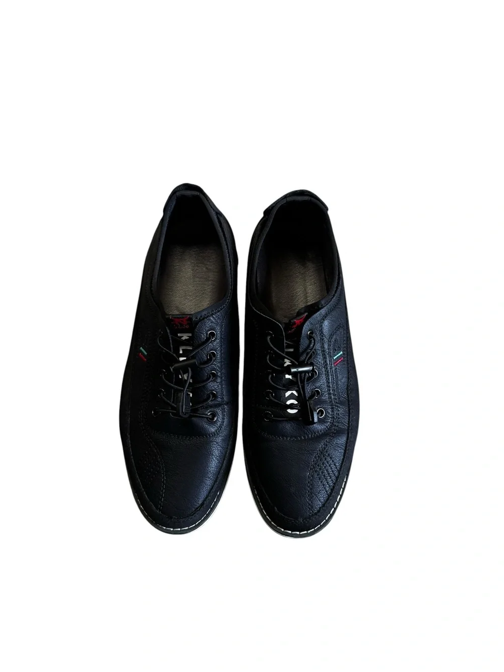 Men's Black Lace-Up Derby Shoes US Size 10 EU Size 43
